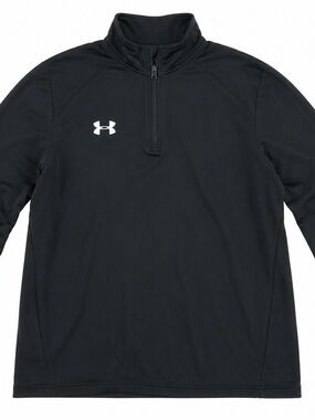 Under Armour Mens Black‎ ColdGear Half-Zip Performance Pullover Small